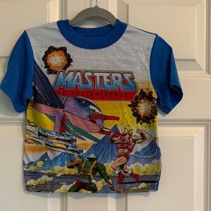 Masters of the Universe Kids Blue Graphic Pajama shirt